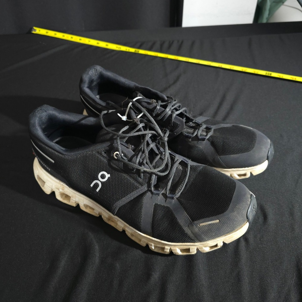 On Cloudflow Men 11 Black Running Shoes 3MF10070299 Lightweight Training Sneaker
